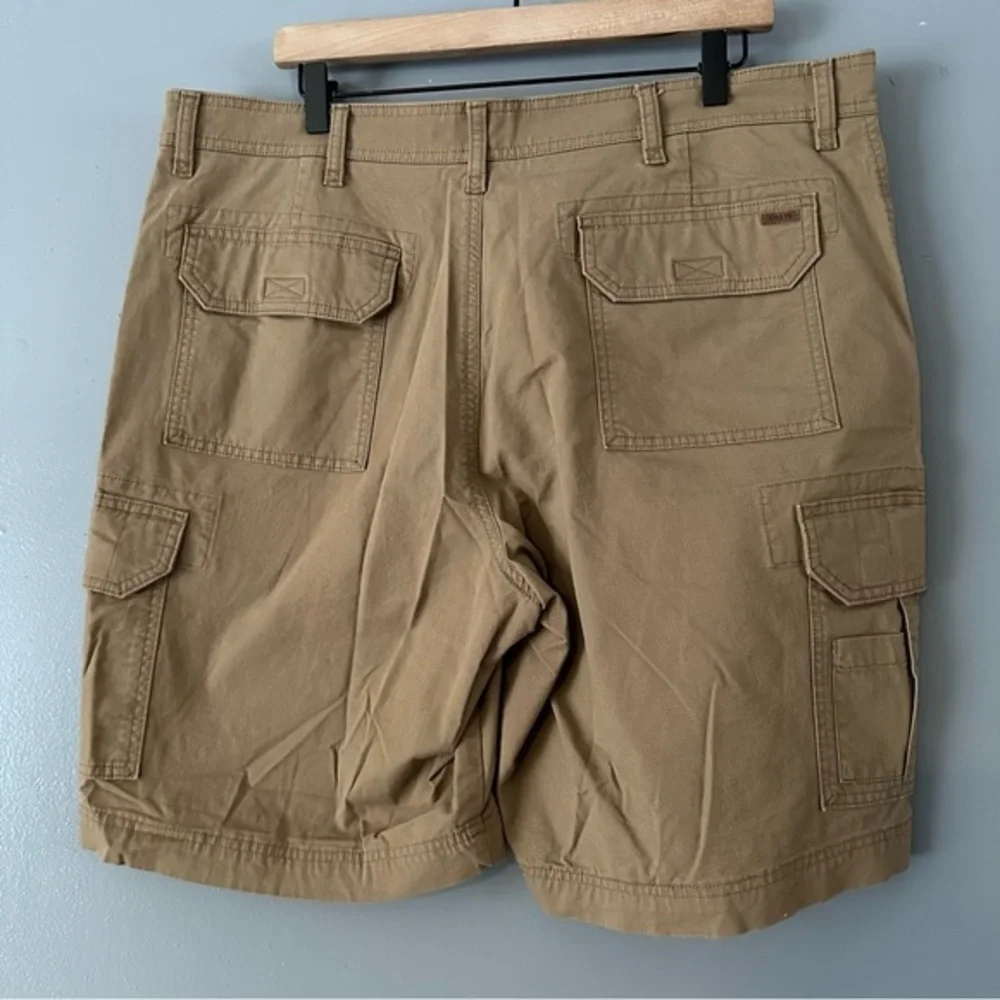 Chaps Men's Cargo Khaki Shorts Stretch | Tan‎